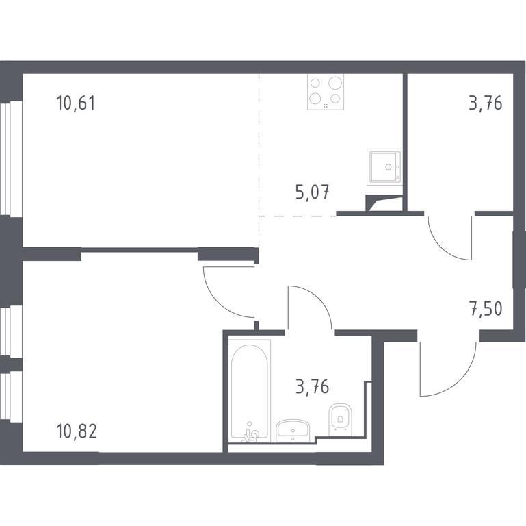 Apartment Sale, 41.52平方米 at Ostafevo, Ostafyevskoe Highway, 12к1, Ryazanovskoe Settlement, Moscow, Russia #1 Apartment Sale, 41.52平方米 at Ostafevo, Ostafyevskoe Highway, 12к1, Ryazanovskoe Settlement, Moscow, Russia #1