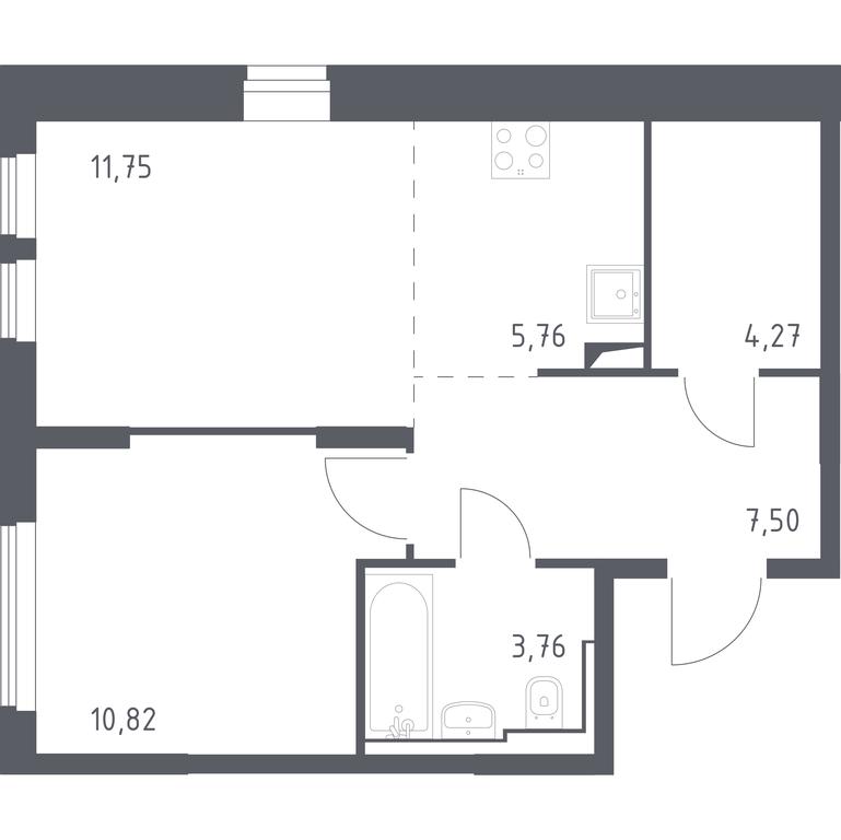Apartment Sale, 43.86平方米 at Ostafevo, Ostafyevskoe Highway, 12к1, Ryazanovskoe Settlement, Moscow, Russia #1 Apartment Sale, 43.86平方米 at Ostafevo, Ostafyevskoe Highway, 12к1, Ryazanovskoe Settlement, Moscow, Russia #1