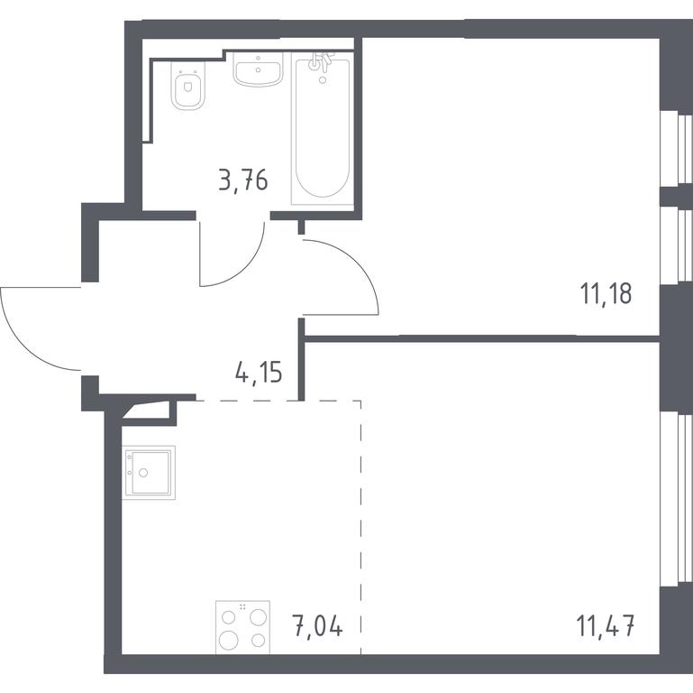 Apartment Sale, 37.6平方米 at Ostafevo, Ostafyevskoe Highway, 12к1, Ryazanovskoe Settlement, Moscow, Russia #1 Apartment Sale, 37.6平方米 at Ostafevo, Ostafyevskoe Highway, 12к1, Ryazanovskoe Settlement, Moscow, Russia #1