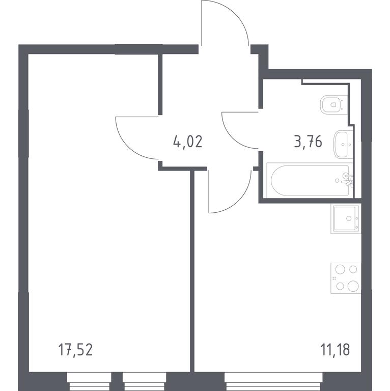 Apartment Sale, 36.48 sq. m. at Ostafevo, Ostafyevskoe Highway, 12к1, Ryazanovskoe Settlement, Moscow, Russia #1 Apartment Sale, 36.48 sq. m. at Ostafevo, Ostafyevskoe Highway, 12к1, Ryazanovskoe Settlement, Moscow, Russia #1