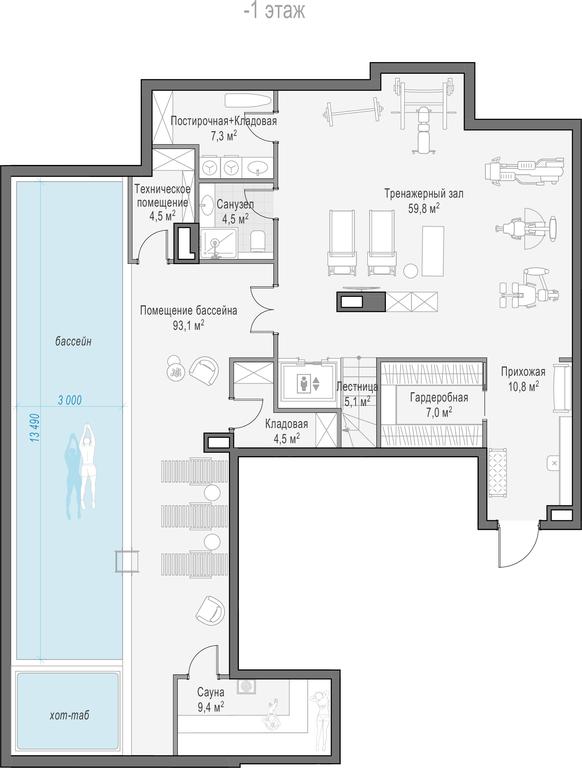 4-BD Apartment Sale, 502.7 sq. m. at Obydenskiy 1, 1st Obydensky Lane, 12с1, Moscow, Russia #1