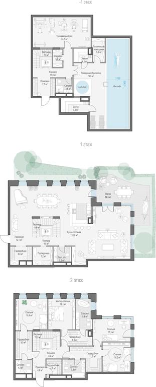4-BD Apartment Sale, 468.5平方米 at Obydenskiy 1, 1st Obydensky Lane, 12с1, Moscow, Russia #1 4-BD Apartment Sale, 468.5平方米 at Obydenskiy 1, 1st Obydensky Lane, 12с1, Moscow, Russia #1