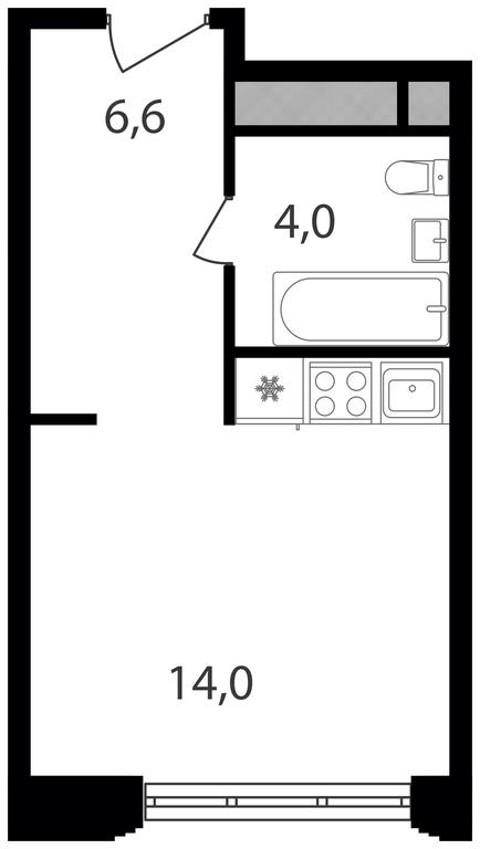 Apartment Sale, 24.6平方米 at Varshavskie Vorota, Varshavskoye Highway, 141, Moscow, Russia #1 Apartment Sale, 24.6平方米 at Varshavskie Vorota, Varshavskoye Highway, 141, Moscow, Russia #1