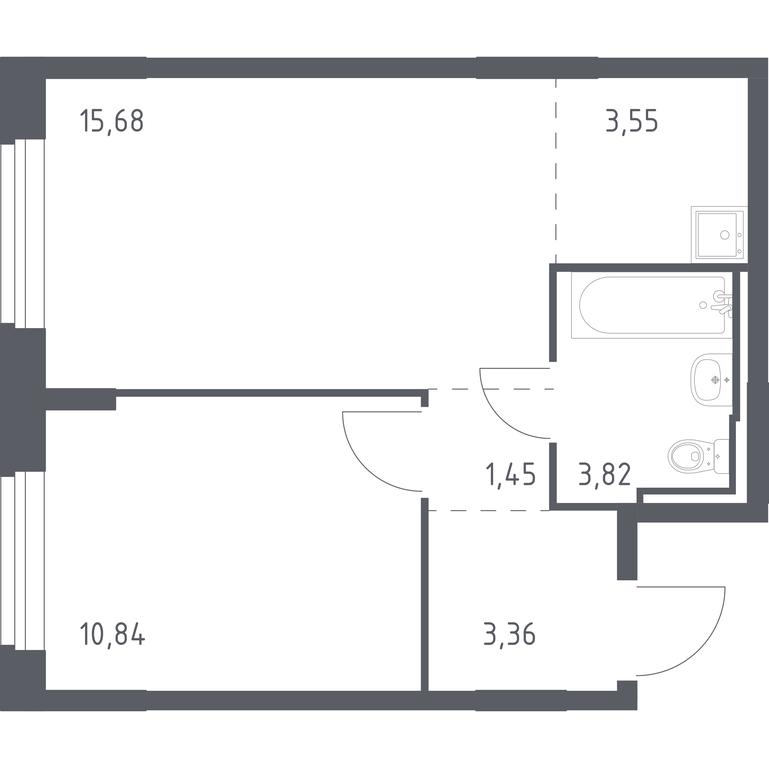 Продажа 1-комн. квартиры, 38,7 м² в ЖК «Рублевский Квартал», квартал Лайково Грин, жилой комплекс Город-событие Лайково, село Лайково, Одинцовский городской округ, Московская область, Россия #1