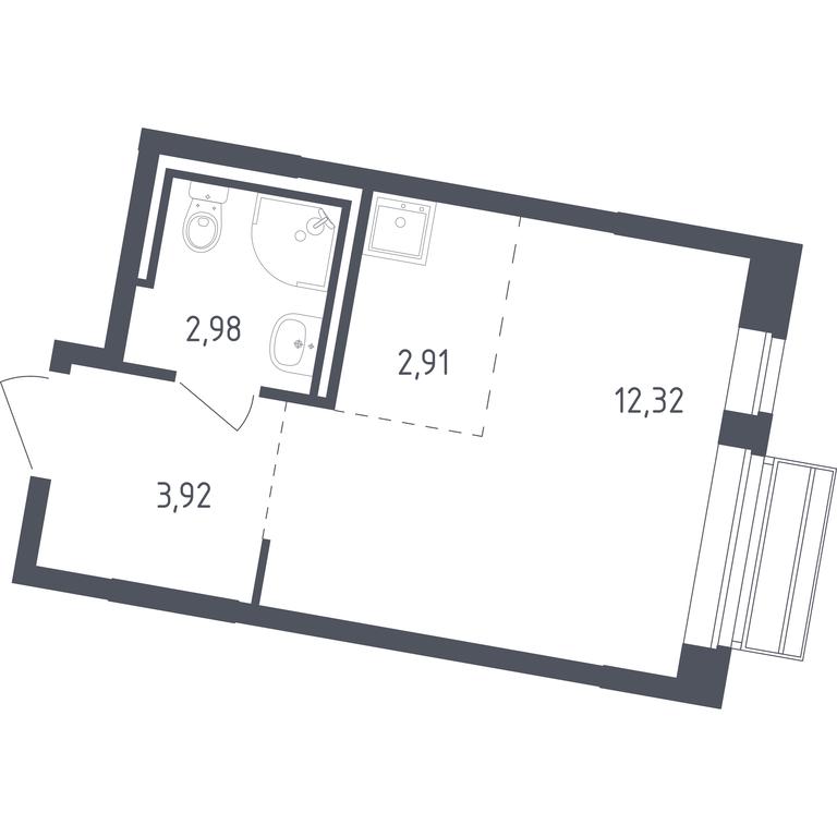 Apartment Sale, 21.9 sq. m. at Rublevskiy Kvartal, Laykovo Green Quarter, zhiloy kompleks Gorod-sobytiye Laykovo, selo Laykovo, Odintsovskiy City District, Moscow Region, Russia #2 Apartment Sale, 21.9 sq. m. at Rublevskiy Kvartal, Laykovo Green Quarter, zhiloy kompleks Gorod-sobytiye Laykovo, selo Laykovo, Odintsovskiy City District, Moscow Region, Russia #2