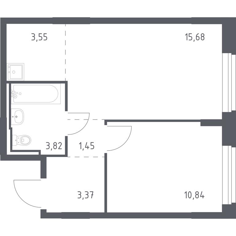 Apartment Sale, 38 sq. m. at Rublevskiy Kvartal, Laykovo Green Quarter, zhiloy kompleks Gorod-sobytiye Laykovo, selo Laykovo, Odintsovskiy City District, Moscow Region, Russia #2