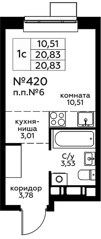 Apartment Sale, 20.83 sq. m. at Novograd Pavlino, Kosinskoye shosse, 2, Novoye Pavlino Microdistrict, Balashikha, Moscow Region, Russia #1 Apartment Sale, 20.83 sq. m. at Novograd Pavlino, Kosinskoye shosse, 2, Novoye Pavlino Microdistrict, Balashikha, Moscow Region, Russia #1