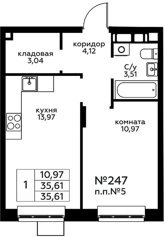 Apartment Sale, 35.61平方米 at Novograd Pavlino, Kosinskoye shosse, 2, Novoye Pavlino Microdistrict, Balashikha, Moscow Region, Russia #1 Apartment Sale, 35.61平方米 at Novograd Pavlino, Kosinskoye shosse, 2, Novoye Pavlino Microdistrict, Balashikha, Moscow Region, Russia #1
