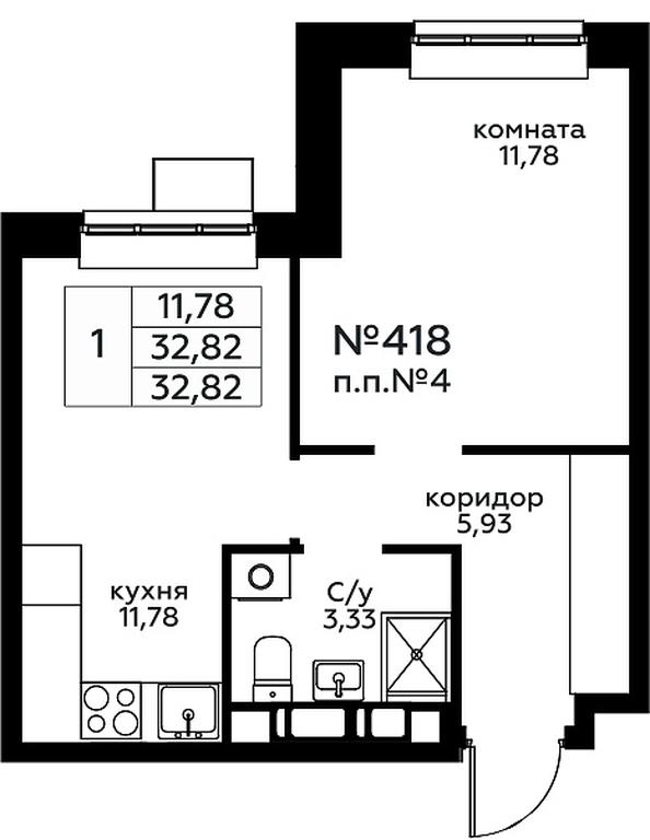 Apartment Sale, 32.82 sq. m. at Novograd Pavlino, Kosinskoye shosse, 2, Novoye Pavlino Microdistrict, Balashikha, Moscow Region, Russia #1 Apartment Sale, 32.82 sq. m. at Novograd Pavlino, Kosinskoye shosse, 2, Novoye Pavlino Microdistrict, Balashikha, Moscow Region, Russia #1