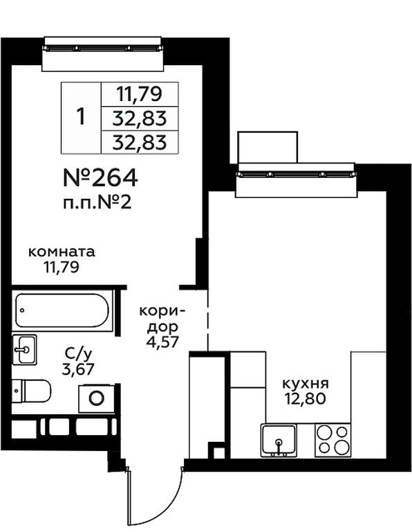 Apartment Sale, 32.83平方米 at Novograd Pavlino, Kosinskoye shosse, 2, Novoye Pavlino Microdistrict, Balashikha, Moscow Region, Russia #1 Apartment Sale, 32.83平方米 at Novograd Pavlino, Kosinskoye shosse, 2, Novoye Pavlino Microdistrict, Balashikha, Moscow Region, Russia #1