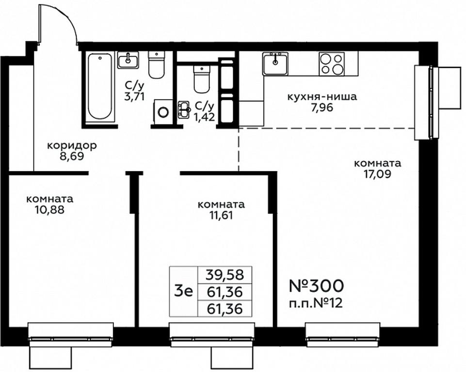 2-BD Apartment Sale, 61.36 sq. m. at Novograd Pavlino, Kosinskoye shosse, 2, Novoye Pavlino Microdistrict, Balashikha, Moscow Region, Russia #1 2-BD Apartment Sale, 61.36 sq. m. at Novograd Pavlino, Kosinskoye shosse, 2, Novoye Pavlino Microdistrict, Balashikha, Moscow Region, Russia #1