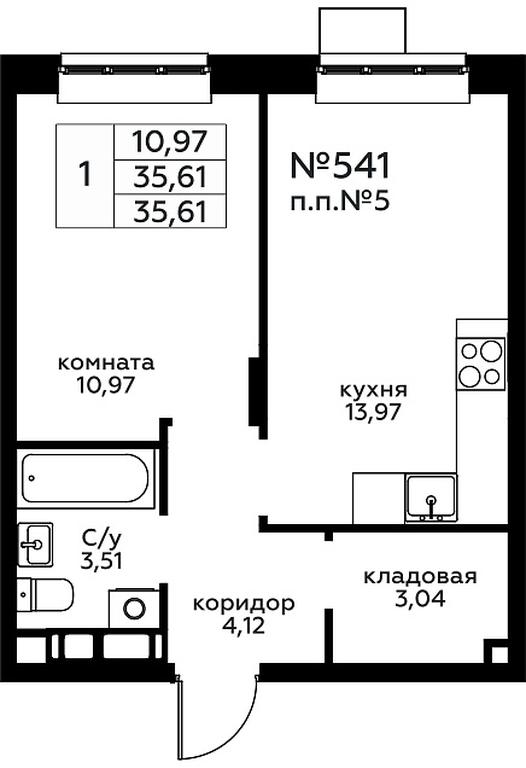 Apartment Sale, 35.61 sq. m. at Novograd Pavlino, Kosinskoye shosse, 2, Novoye Pavlino Microdistrict, Balashikha, Moscow Region, Russia #1 Apartment Sale, 35.61 sq. m. at Novograd Pavlino, Kosinskoye shosse, 2, Novoye Pavlino Microdistrict, Balashikha, Moscow Region, Russia #1