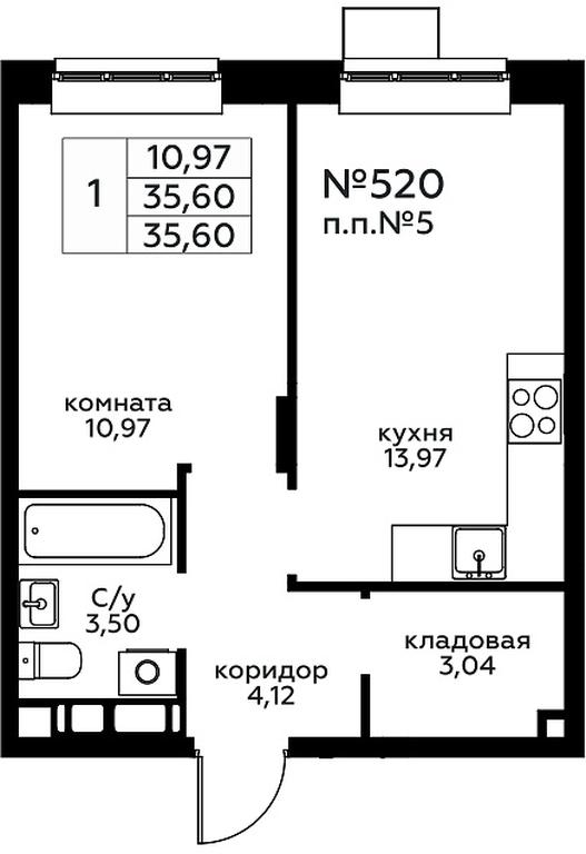 Apartment Sale, 35.6 sq. m. at Novograd Pavlino, Kosinskoye shosse, 2, Novoye Pavlino Microdistrict, Balashikha, Moscow Region, Russia #1 Apartment Sale, 35.6 sq. m. at Novograd Pavlino, Kosinskoye shosse, 2, Novoye Pavlino Microdistrict, Balashikha, Moscow Region, Russia #1