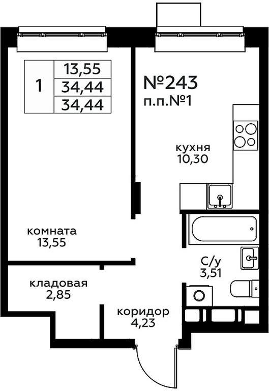 Продажа квартиры, 34,44 м² в ЖК «Новоград Павлино», Косинское шоссе, 2, микрорайон Новое Павлино, Балашиха, Московская область, Россия #1 Продажа квартиры, 34,44 м² в ЖК «Новоград Павлино», Косинское шоссе, 2, микрорайон Новое Павлино, Балашиха, Московская область, Россия #1