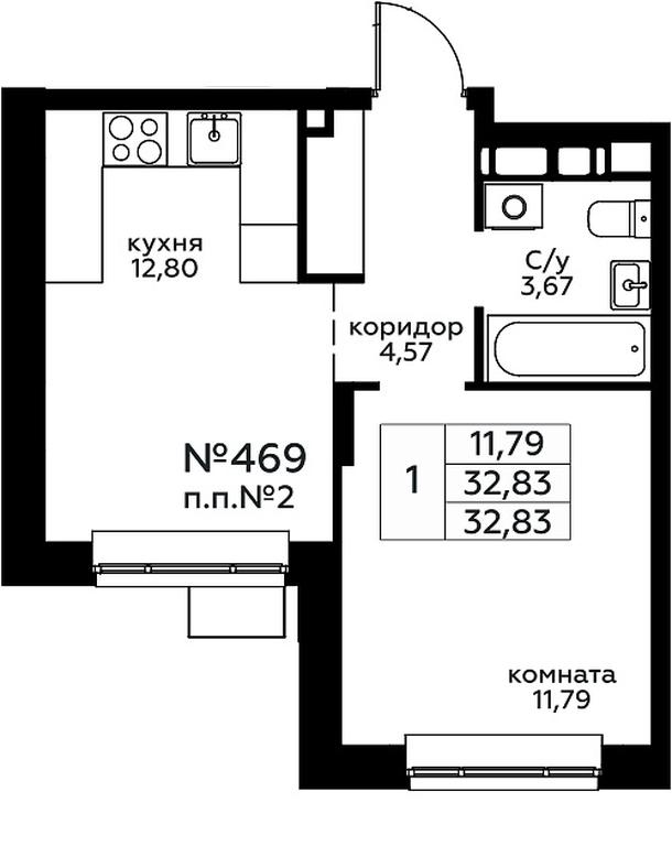 Продажа квартиры, 32,83 м² в ЖК «Новоград Павлино», Косинское шоссе, 2, микрорайон Новое Павлино, Балашиха, Московская область, Россия #1 Продажа квартиры, 32,83 м² в ЖК «Новоград Павлино», Косинское шоссе, 2, микрорайон Новое Павлино, Балашиха, Московская область, Россия #1