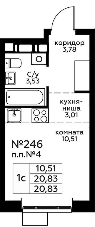 Apartment Sale, 20.83 sq. m. at Novograd Pavlino, Kosinskoye shosse, 2, Novoye Pavlino Microdistrict, Balashikha, Moscow Region, Russia #1 Apartment Sale, 20.83 sq. m. at Novograd Pavlino, Kosinskoye shosse, 2, Novoye Pavlino Microdistrict, Balashikha, Moscow Region, Russia #1