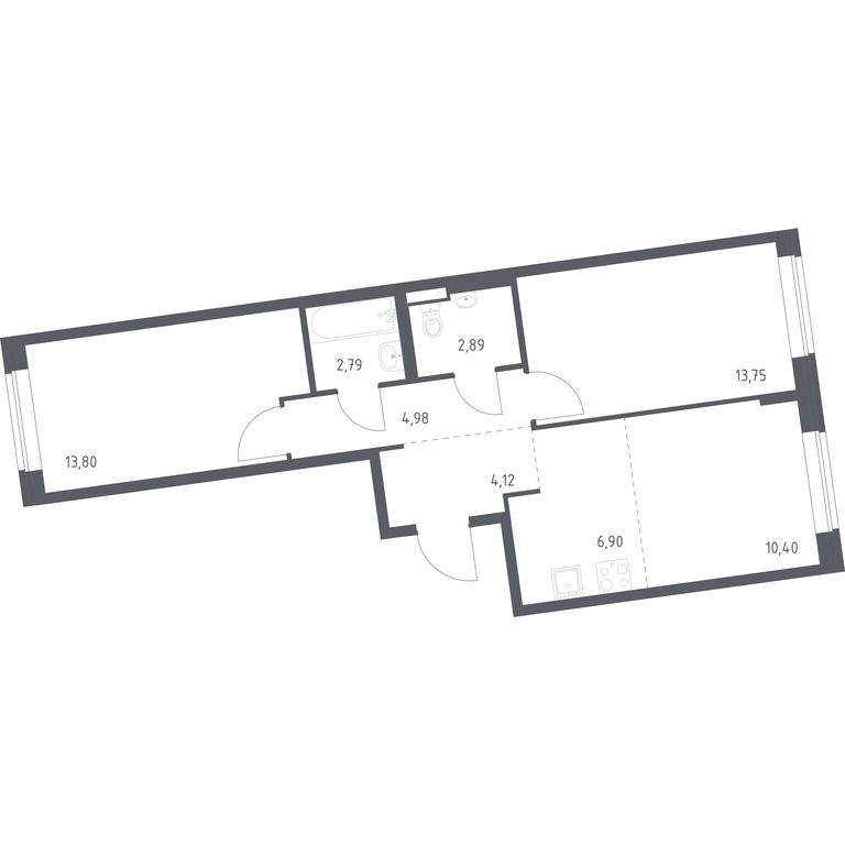 Продажа 1-комн. квартиры, 59,63 м² в ЖК «Подольские Кварталы», жилой комплекс Подольские Кварталы, поселение Рязановское, Москва, Россия #1 Продажа 1-комн. квартиры, 59,63 м² в ЖК «Подольские Кварталы», жилой комплекс Подольские Кварталы, поселение Рязановское, Москва, Россия #1