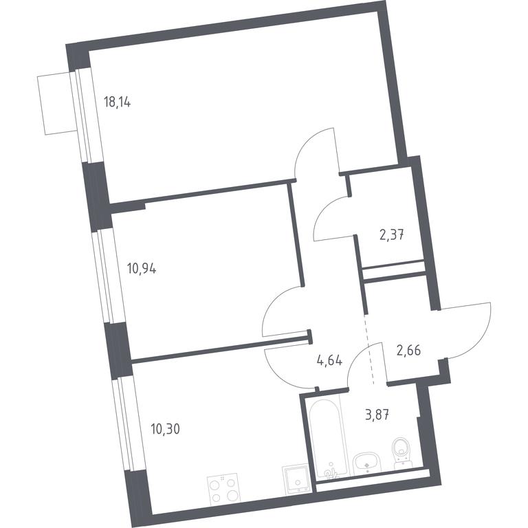 Продажа 1-комн. квартиры, 52,92 м² в ЖК «Подольские Кварталы», жилой комплекс Подольские Кварталы, поселение Рязановское, Москва, Россия #1 Продажа 1-комн. квартиры, 52,92 м² в ЖК «Подольские Кварталы», жилой комплекс Подольские Кварталы, поселение Рязановское, Москва, Россия #1