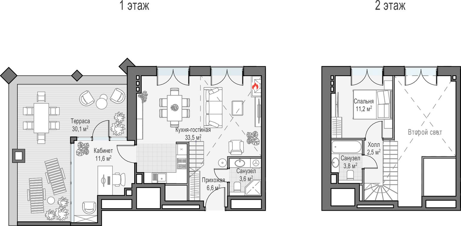 1-BD Apartment Sale, 61.6 sq. m. at Dostizhenie, Akademika Korolyova Street, 21, Moscow, Russia #1 1-BD Apartment Sale, 61.6 sq. m. at Dostizhenie, Akademika Korolyova Street, 21, Moscow, Russia #1