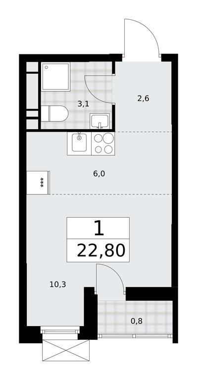 Apartment Sale, 22.8 sq. m. at Skandinaviya, Skandinaviya Residential Complex, Sosenskoye Settlement, Moscow, Russia #1 Apartment Sale, 22.8 sq. m. at Skandinaviya, Skandinaviya Residential Complex, Sosenskoye Settlement, Moscow, Russia #1