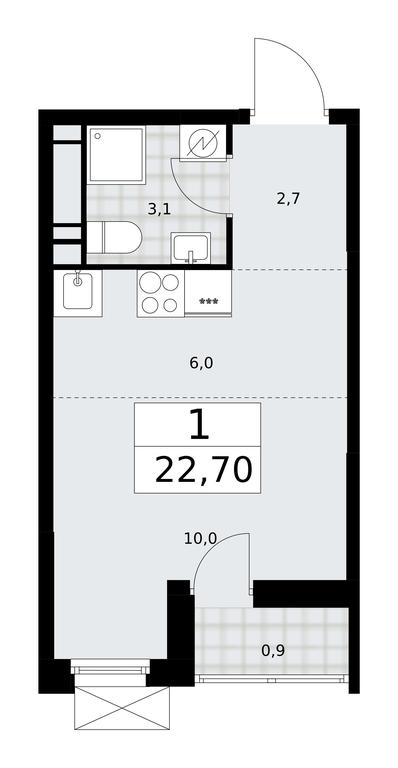 Apartment Sale, 22.7 sq. m. at Skandinaviya, Skandinaviya Residential Complex, Sosenskoye Settlement, Moscow, Russia #2 Apartment Sale, 22.7 sq. m. at Skandinaviya, Skandinaviya Residential Complex, Sosenskoye Settlement, Moscow, Russia #2