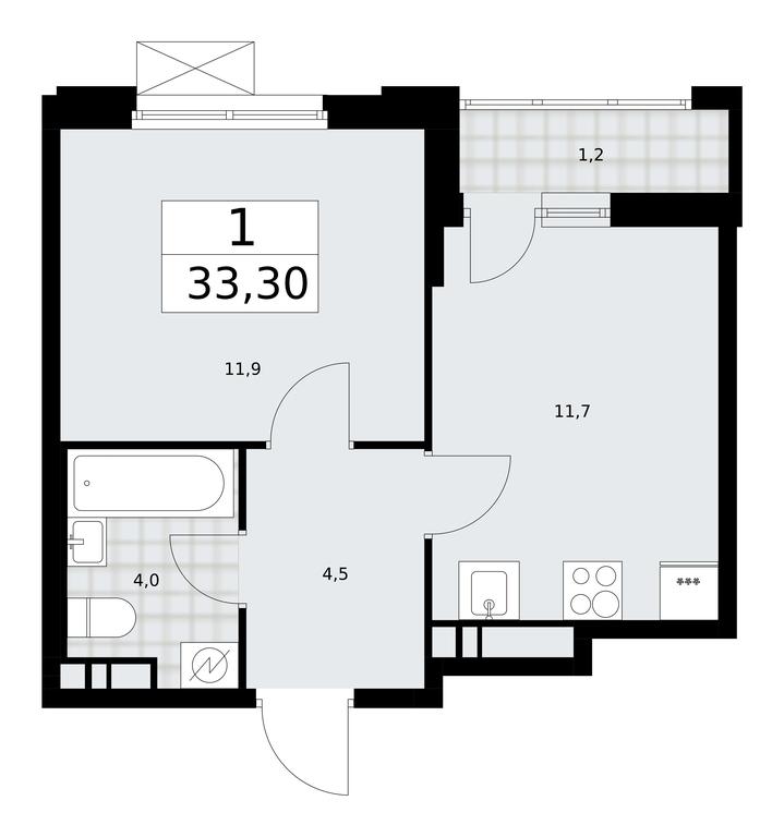 Apartment Sale, 33.3 sq. m. at Skandinaviya, Skandinaviya Residential Complex, Sosenskoye Settlement, Moscow, Russia #2 Apartment Sale, 33.3 sq. m. at Skandinaviya, Skandinaviya Residential Complex, Sosenskoye Settlement, Moscow, Russia #2