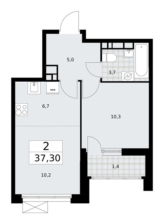1-BD Apartment Sale, 37.3 sq. m. at Skandinaviya, Skandinaviya Residential Complex, Sosenskoye Settlement, Moscow, Russia #1 1-BD Apartment Sale, 37.3 sq. m. at Skandinaviya, Skandinaviya Residential Complex, Sosenskoye Settlement, Moscow, Russia #1
