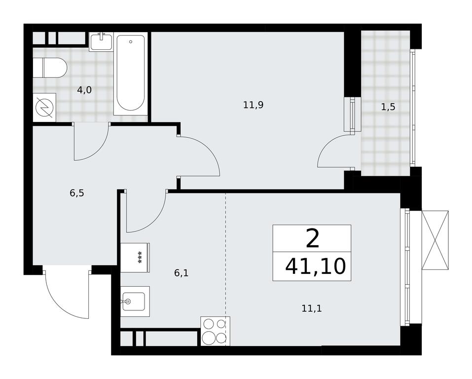 1-BD Apartment Sale, 41.1 sq. m. at Skandinaviya, Skandinaviya Residential Complex, Sosenskoye Settlement, Moscow, Russia #1 1-BD Apartment Sale, 41.1 sq. m. at Skandinaviya, Skandinaviya Residential Complex, Sosenskoye Settlement, Moscow, Russia #1