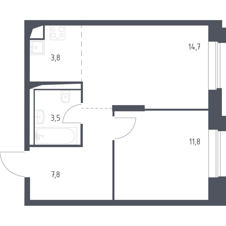 Apartment Sale, 41.36 sq. m. at Vereiskaya 41, Vereyskaya Street, 41, Moscow, Russia #1 Apartment Sale, 41.36 sq. m. at Vereiskaya 41, Vereyskaya Street, 41, Moscow, Russia #1