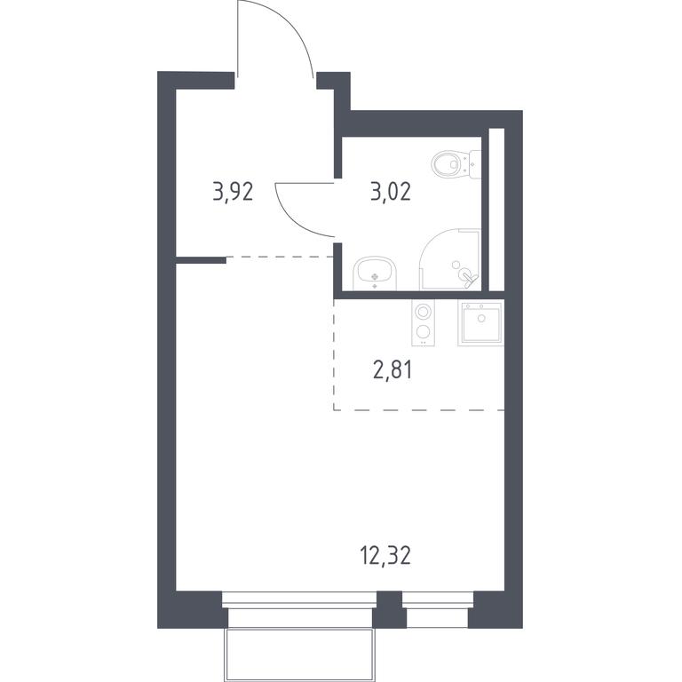 Apartment Sale, 22.07 sq. m. at Kvartal Marino, kvartal № 175, 1с1, Filimonkovskoye Municipal Formation, Moscow, Russia #1 Apartment Sale, 22.07 sq. m. at Kvartal Marino, kvartal № 175, 1с1, Filimonkovskoye Municipal Formation, Moscow, Russia #1