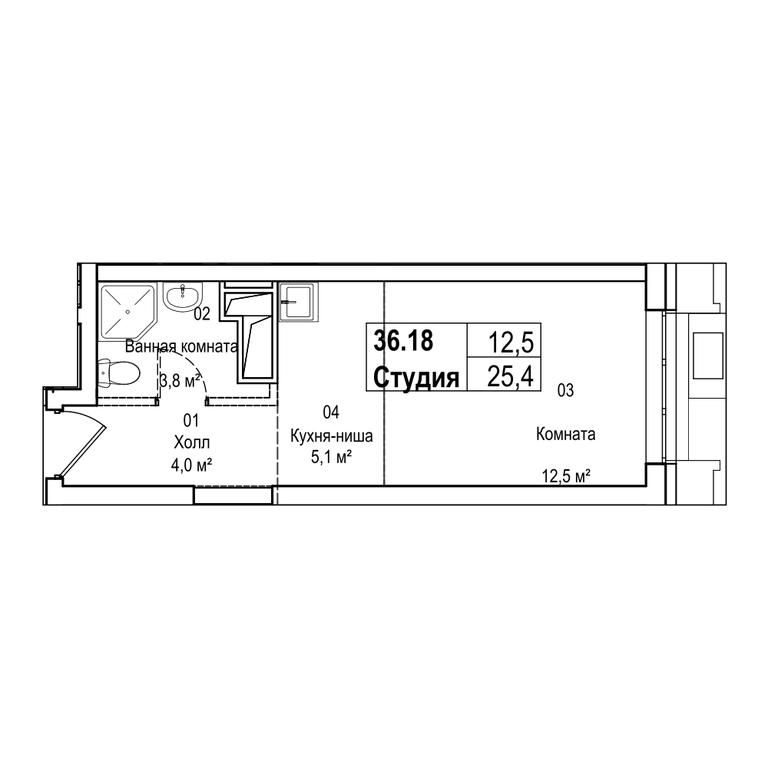 4-BD Apartment Sale, 115.3 sq. m. at Silver, Serebryakova Drive, 11к1, Moscow, Russia #2 4-BD Apartment Sale, 115.3 sq. m. at Silver, Serebryakova Drive, 11к1, Moscow, Russia #2