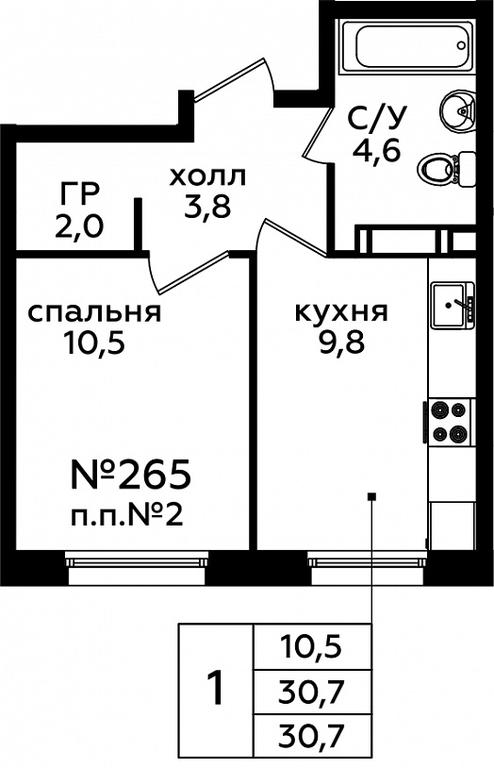 Apartment Sale, 30.5平方米 at Eko Bunino, prospekt Kuprina, 34к1, Sosenskoye Settlement, Moscow, Russia #1 Apartment Sale, 30.5平方米 at Eko Bunino, prospekt Kuprina, 34к1, Sosenskoye Settlement, Moscow, Russia #1