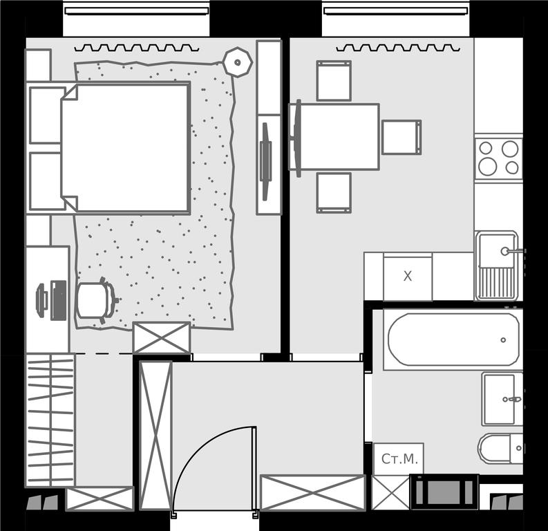 2-BD Apartment Sale, 70.7平方米 at Malevich, Otradnaya Street, 8, Moscow, Russia #1 2-BD Apartment Sale, 70.7平方米 at Malevich, Otradnaya Street, 8, Moscow, Russia #1