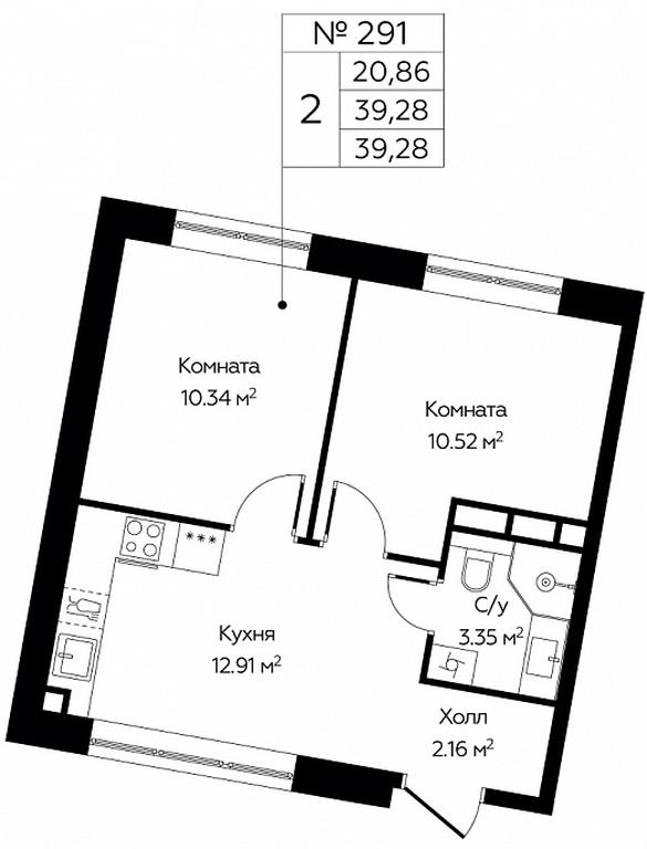 1-BD Apartment Sale, 39.28 sq. m. at Tsvetochnye Polyany City, kvartal № 165, Filimonkovskoye Municipal Formation, Moscow, Russia #1 1-BD Apartment Sale, 39.28 sq. m. at Tsvetochnye Polyany City, kvartal № 165, Filimonkovskoye Municipal Formation, Moscow, Russia #1