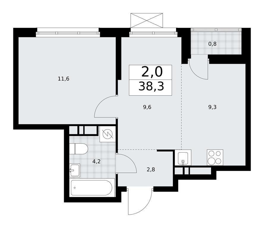 Продажа 1-комн. квартиры, 38,3 м² в ЖК «Скандинавия», жилой комплекс Скандинавия, поселение Сосенское, Москва, Россия #1 Продажа 1-комн. квартиры, 38,3 м² в ЖК «Скандинавия», жилой комплекс Скандинавия, поселение Сосенское, Москва, Россия #1