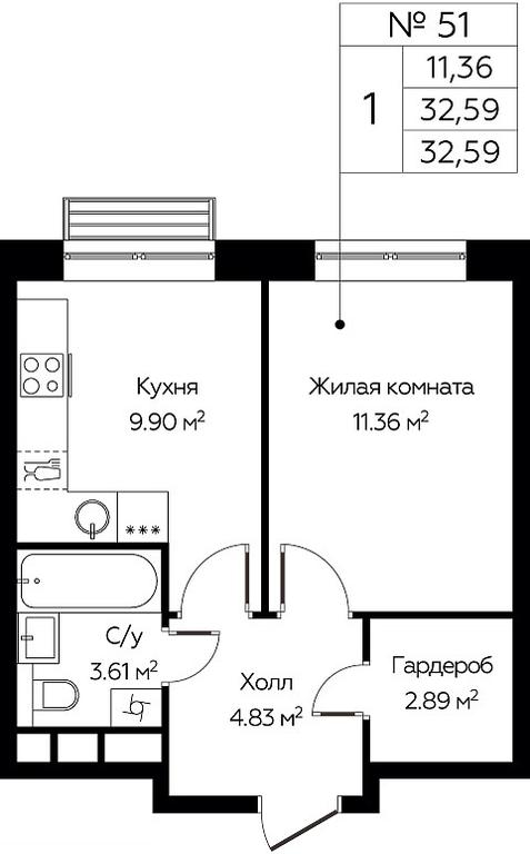 Apartment Sale, 32.59平方米 at Tsvetochnye Polyany City, kvartal № 165, Filimonkovskoye Municipal Formation, Moscow, Russia #1 Apartment Sale, 32.59平方米 at Tsvetochnye Polyany City, kvartal № 165, Filimonkovskoye Municipal Formation, Moscow, Russia #1