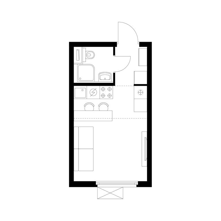Apartment Sale, 19.8平方米 at Yaroslavskij kvartal, Yaroslavskiy Drive, 116, Korolyov, Moscow Region, Russia #1 Apartment Sale, 19.8平方米 at Yaroslavskij kvartal, Yaroslavskiy Drive, 116, Korolyov, Moscow Region, Russia #1