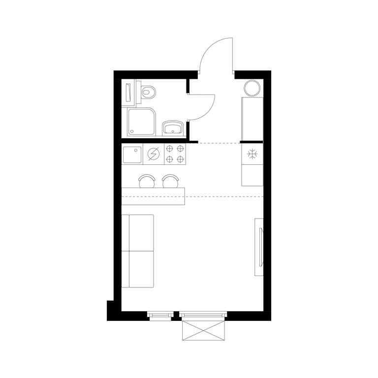 Apartment Sale, 24.8平方米 at Yaroslavskij kvartal, Yaroslavskiy Drive, 116, Korolyov, Moscow Region, Russia #1 Apartment Sale, 24.8平方米 at Yaroslavskij kvartal, Yaroslavskiy Drive, 116, Korolyov, Moscow Region, Russia #1