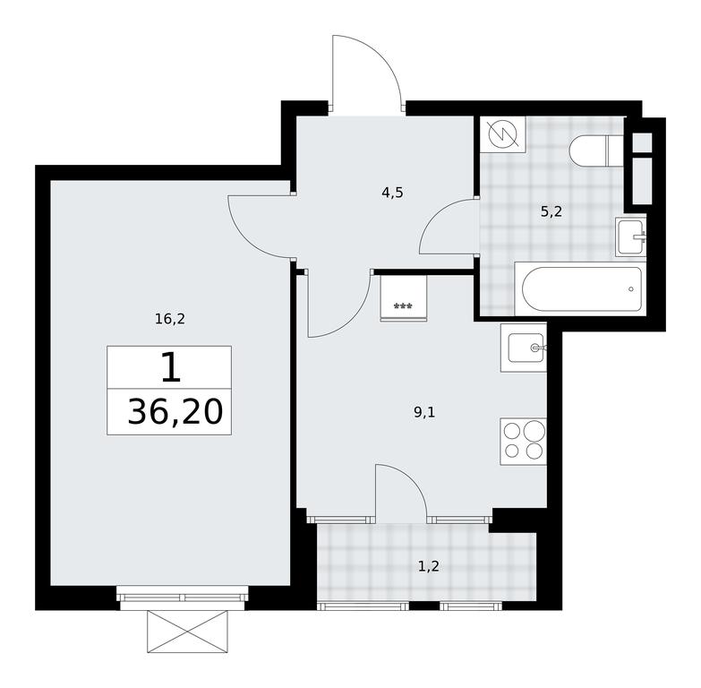 Apartment Sale, 36.2 sq. m. at Dom na Zorge, Zorge Street, 25с2, Moscow, Russia #1 Apartment Sale, 36.2 sq. m. at Dom na Zorge, Zorge Street, 25с2, Moscow, Russia #1