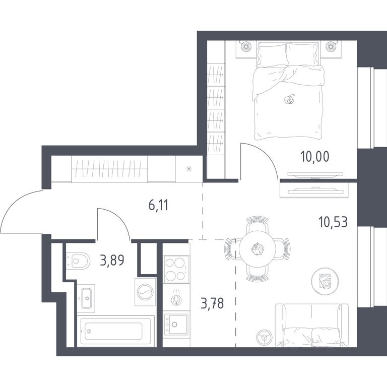 Apartment Sale, 34.31平方米 at Vereiskaya 41, Vereyskaya Street, 41, Moscow, Russia #2 Apartment Sale, 34.31平方米 at Vereiskaya 41, Vereyskaya Street, 41, Moscow, Russia #2