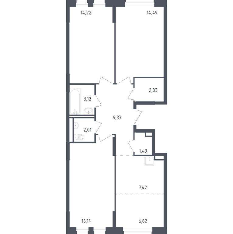 Продажа 2-комн. квартиры, 77,1 м² в ЖК «Рублевский Квартал», квартал Лайково Грин, жилой комплекс Город-событие Лайково, село Лайково, Одинцовский городской округ, Московская область, Россия #1 Продажа 2-комн. квартиры, 77,1 м² в ЖК «Рублевский Квартал», квартал Лайково Грин, жилой комплекс Город-событие Лайково, село Лайково, Одинцовский городской округ, Московская область, Россия #1