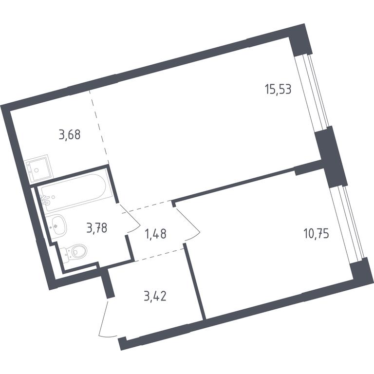 Apartment Sale, 38.5 sq. m. at Rublevskiy Kvartal, Laykovo Green Quarter, zhiloy kompleks Gorod-sobytiye Laykovo, selo Laykovo, Odintsovskiy City District, Moscow Region, Russia #1 Apartment Sale, 38.5 sq. m. at Rublevskiy Kvartal, Laykovo Green Quarter, zhiloy kompleks Gorod-sobytiye Laykovo, selo Laykovo, Odintsovskiy City District, Moscow Region, Russia #1