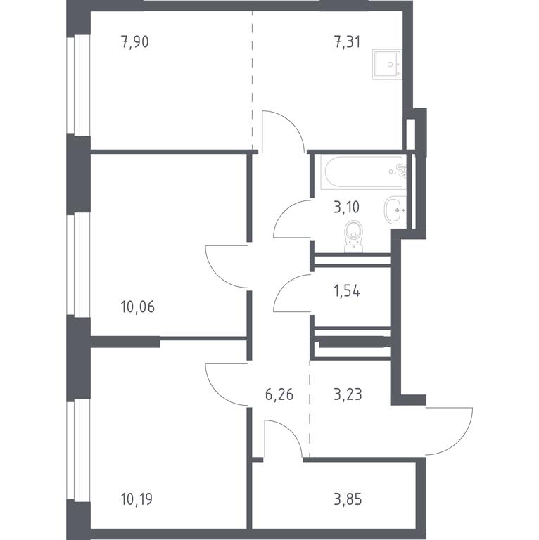 1-BD Apartment Sale, 52.8平方米 at Rublevskiy Kvartal, Laykovo Green Quarter, zhiloy kompleks Gorod-sobytiye Laykovo, selo Laykovo, Odintsovskiy City District, Moscow Region, Russia #1 1-BD Apartment Sale, 52.8平方米 at Rublevskiy Kvartal, Laykovo Green Quarter, zhiloy kompleks Gorod-sobytiye Laykovo, selo Laykovo, Odintsovskiy City District, Moscow Region, Russia #1