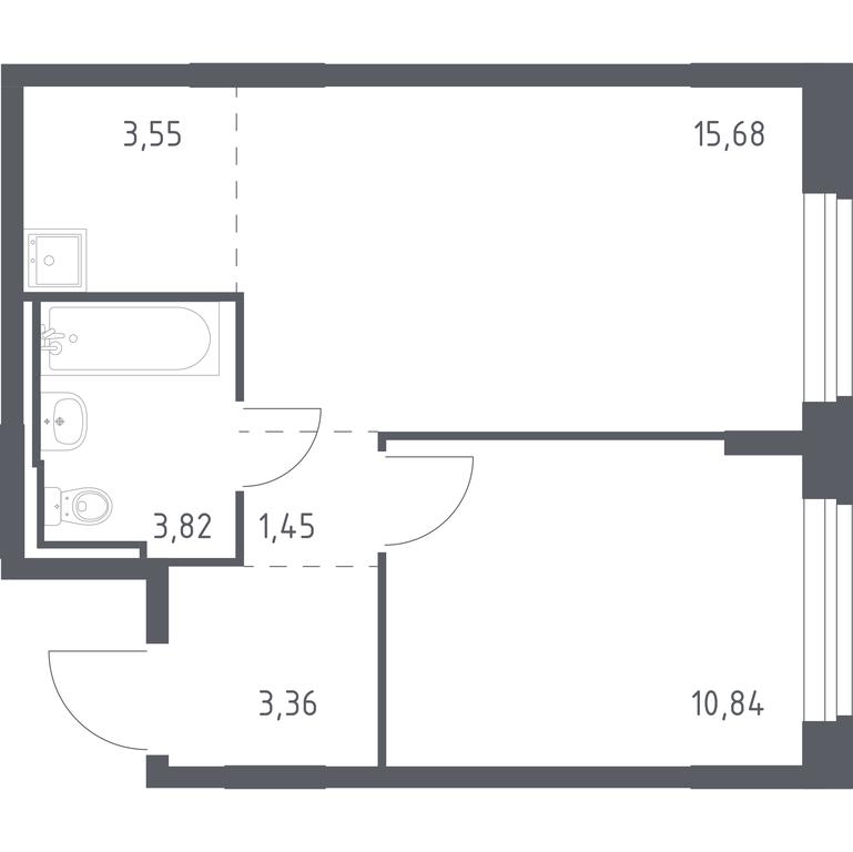 Apartment Sale, 38.5 sq. m. at Rublevskiy Kvartal, Laykovo Green Quarter, zhiloy kompleks Gorod-sobytiye Laykovo, selo Laykovo, Odintsovskiy City District, Moscow Region, Russia #1 Apartment Sale, 38.5 sq. m. at Rublevskiy Kvartal, Laykovo Green Quarter, zhiloy kompleks Gorod-sobytiye Laykovo, selo Laykovo, Odintsovskiy City District, Moscow Region, Russia #1