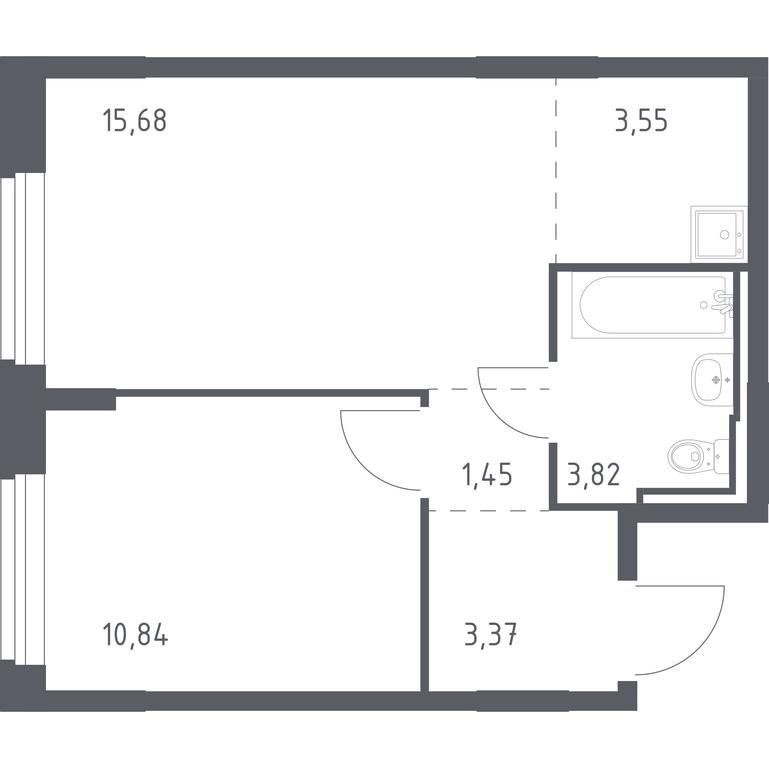 Apartment Sale, 38.7 sq. m. at Rublevskiy Kvartal, Laykovo Green Quarter, zhiloy kompleks Gorod-sobytiye Laykovo, selo Laykovo, Odintsovskiy City District, Moscow Region, Russia #1 Apartment Sale, 38.7 sq. m. at Rublevskiy Kvartal, Laykovo Green Quarter, zhiloy kompleks Gorod-sobytiye Laykovo, selo Laykovo, Odintsovskiy City District, Moscow Region, Russia #1
