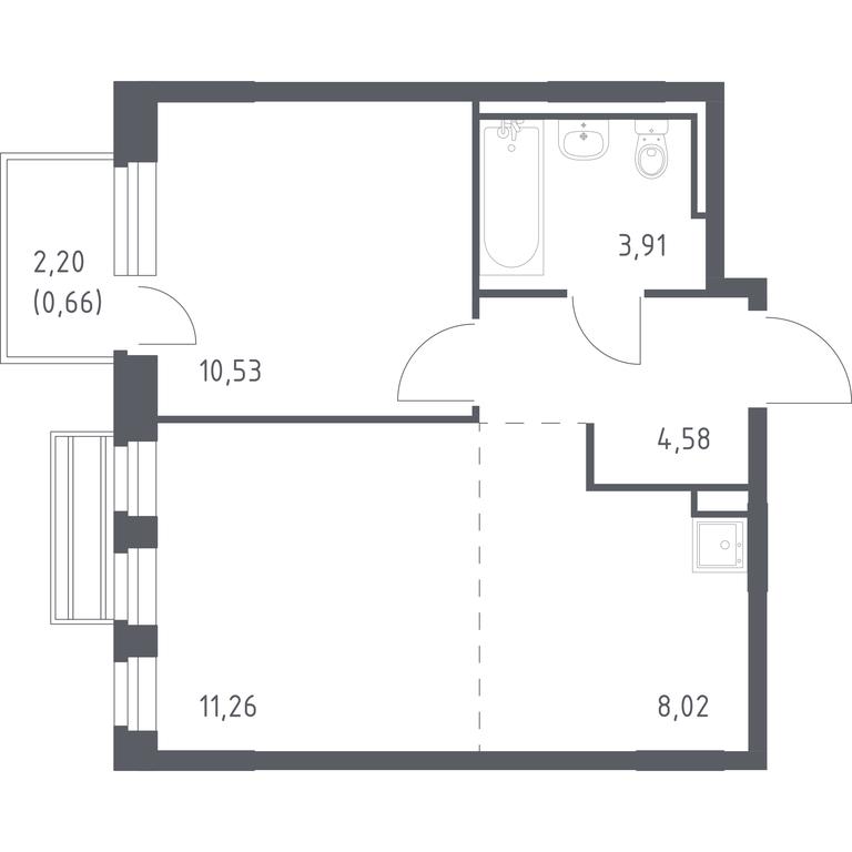 Apartment Sale, 38.2 sq. m. at Rublevskiy Kvartal, Laykovo Green Quarter, zhiloy kompleks Gorod-sobytiye Laykovo, selo Laykovo, Odintsovskiy City District, Moscow Region, Russia #1 Apartment Sale, 38.2 sq. m. at Rublevskiy Kvartal, Laykovo Green Quarter, zhiloy kompleks Gorod-sobytiye Laykovo, selo Laykovo, Odintsovskiy City District, Moscow Region, Russia #1