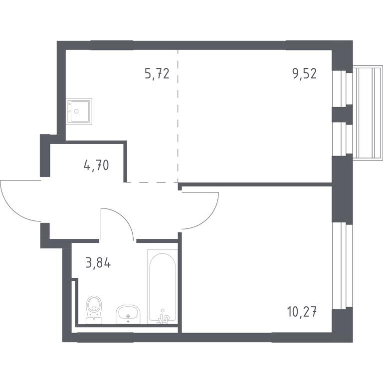 Apartment Sale, 33平方米 at Rublevskiy Kvartal, Laykovo Green Quarter, zhiloy kompleks Gorod-sobytiye Laykovo, selo Laykovo, Odintsovskiy City District, Moscow Region, Russia #1 Apartment Sale, 33平方米 at Rublevskiy Kvartal, Laykovo Green Quarter, zhiloy kompleks Gorod-sobytiye Laykovo, selo Laykovo, Odintsovskiy City District, Moscow Region, Russia #1