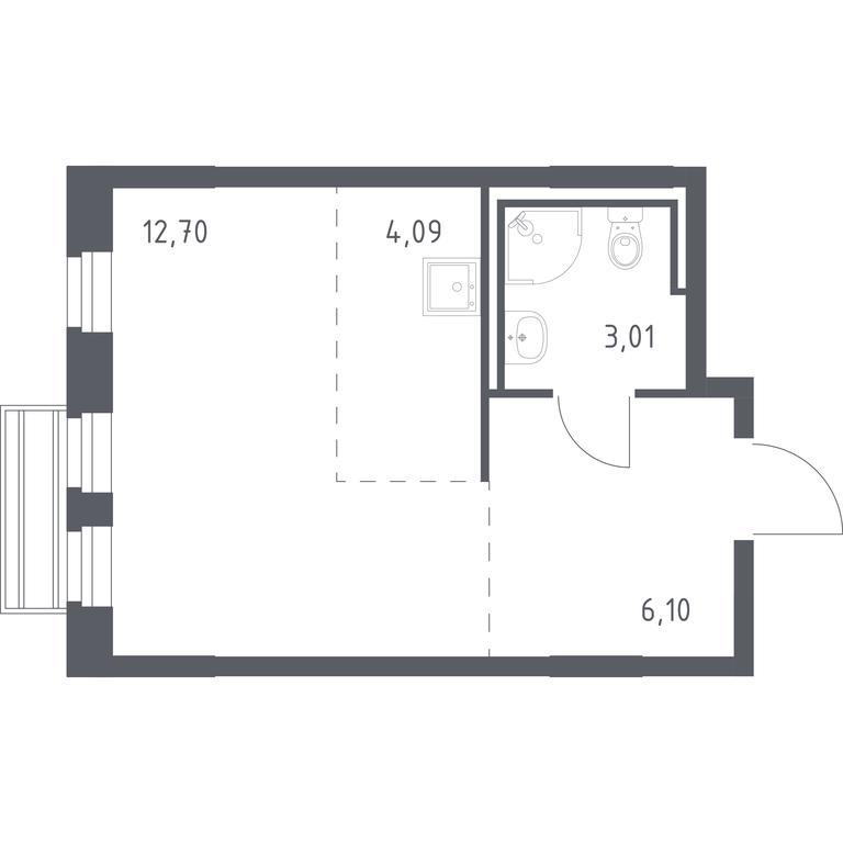 Apartment Sale, 25.6平方米 at Rublevskiy Kvartal, Laykovo Green Quarter, zhiloy kompleks Gorod-sobytiye Laykovo, selo Laykovo, Odintsovskiy City District, Moscow Region, Russia #1 Apartment Sale, 25.6平方米 at Rublevskiy Kvartal, Laykovo Green Quarter, zhiloy kompleks Gorod-sobytiye Laykovo, selo Laykovo, Odintsovskiy City District, Moscow Region, Russia #1