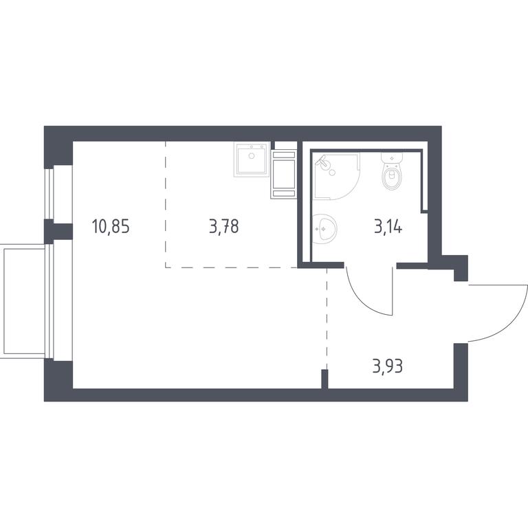 Apartment Sale, 21.4 sq. m. at Tomilino Park, 1-y kvartal, posyolok Zhilino-1, Lubertsy City District, Moscow Region, Russia #1 Apartment Sale, 21.4 sq. m. at Tomilino Park, 1-y kvartal, posyolok Zhilino-1, Lubertsy City District, Moscow Region, Russia #1