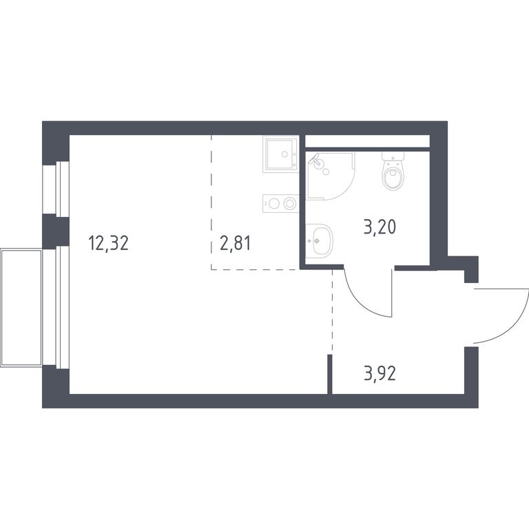Apartment Sale, 22.25 sq. m. at Kvartal Marino, kvartal № 175, 1с1, Filimonkovskoye Municipal Formation, Moscow, Russia #1 Apartment Sale, 22.25 sq. m. at Kvartal Marino, kvartal № 175, 1с1, Filimonkovskoye Municipal Formation, Moscow, Russia #1